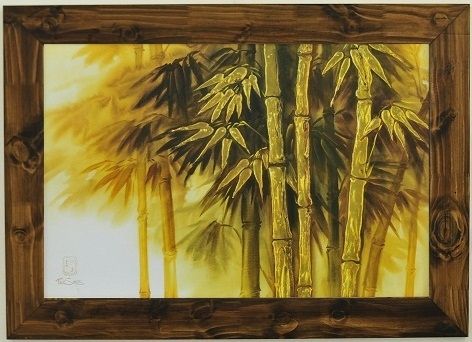 QUADRO DEMOLIÇÃO BAMBU